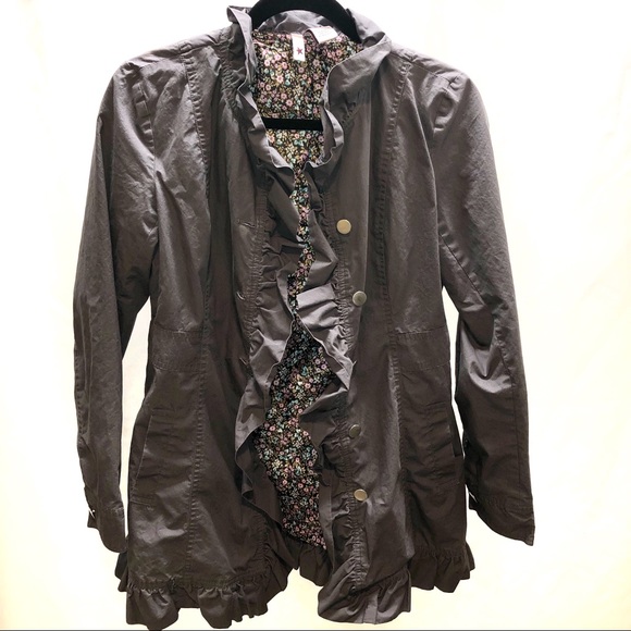 Stella Starr large fitted gray button up jacket - Picture 3 of 7